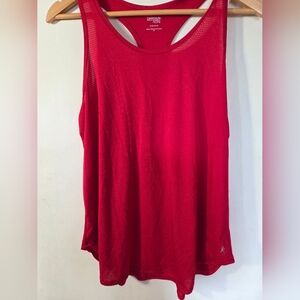Women's Red Sleeveless Top